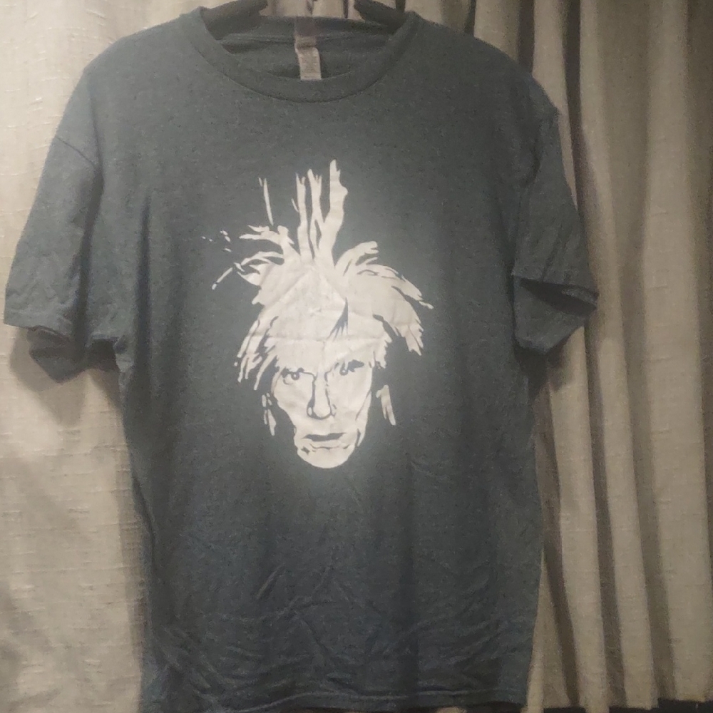 Graphic Gray T-Shirt Andy Warhol
